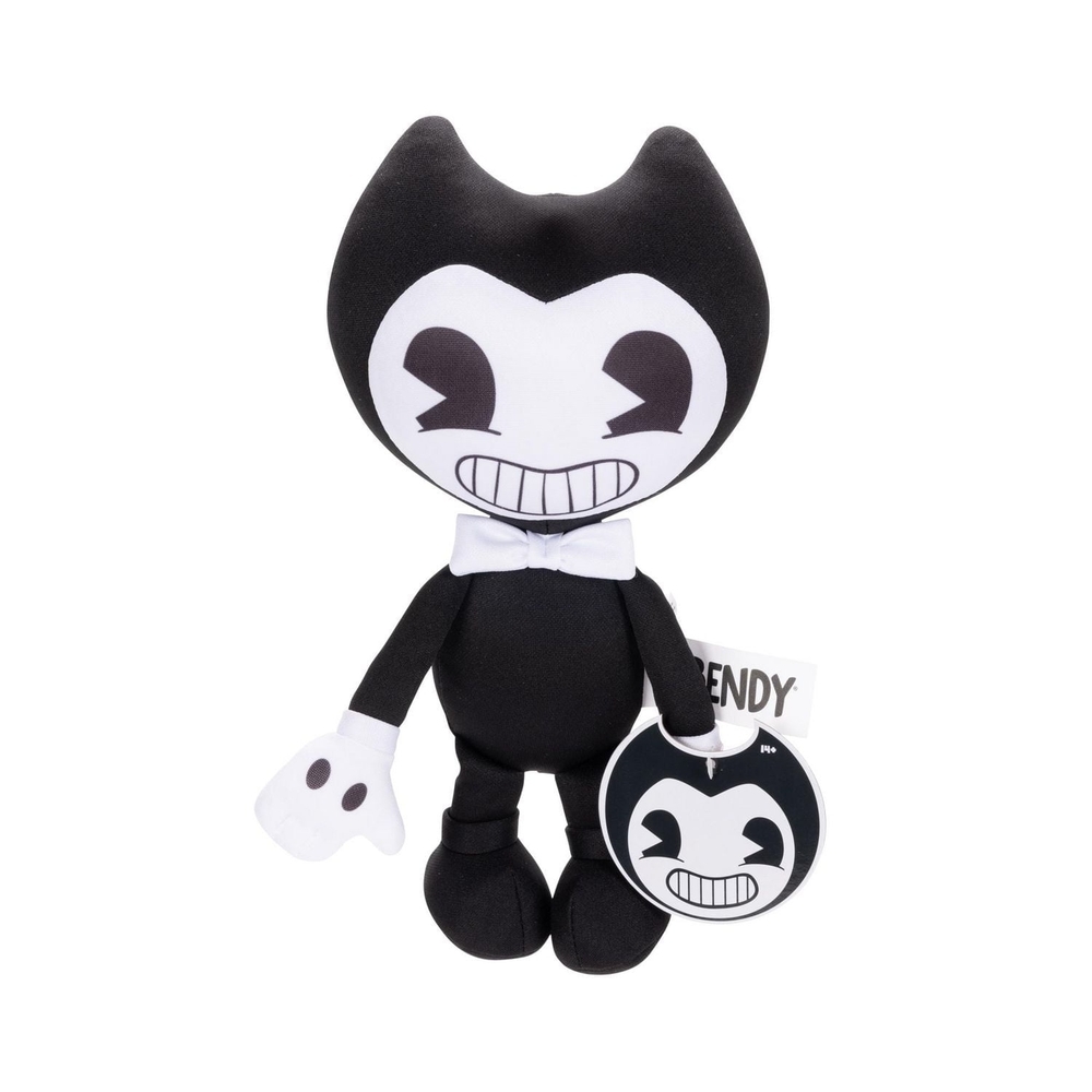 Bendy And The Ink Machine 11" Black and White Plush Toy Joey Drew Studios Stuffy